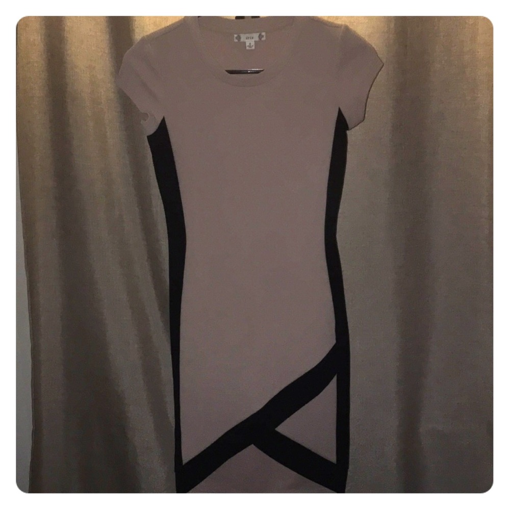 Tan Short Sleeve Dress